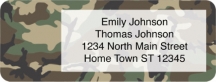 Camouflage Address Labels