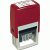 Self-Inking Plastic Dater Stamp - One Color