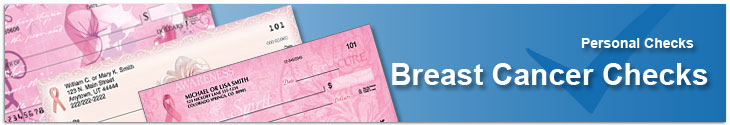 Order Breast Cancer Personal Checks In the Mail