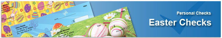 Order Easter personal checks and save up to 70% off bank prices