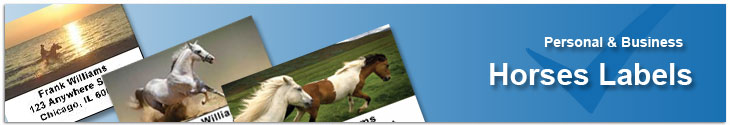 Horses Address Labels Address Label