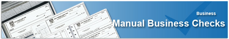 Manual Business checks for hand-written business checks