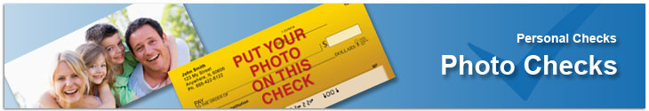 Use Your Own Photos to create a check