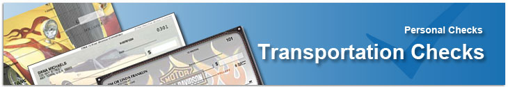 Order Transportation Themed Personal Check Designs Online