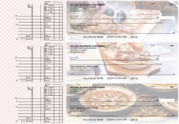 Pizza Multi Purpose Designer Business Checks