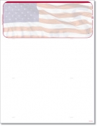 American Flag Blank Check Stock