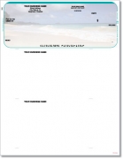 Beach Scene Top QuickBooks & Quicken Checks