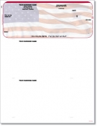 American Flag Top QuickBooks & Quicken Checks