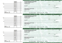 Green Marble Accounts Payable Business Checks