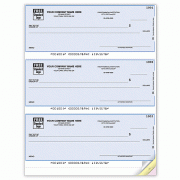Laser 3-To-A-Page Lined Checks QuickBooks Compatible