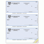 Laser 3-To-Page Checks, QuickBooks Compatible, Unlined