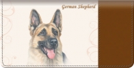 German Shepherd Dog Checkbook Cover