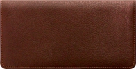 Brown Leather Checkbook Cover 1