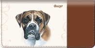 Boxer Dog Checkbook Cover