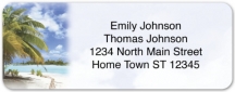 Tropical Paradise Booklet of 150 Address Labels
