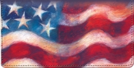 Waves of Freedom Checkbook Cover