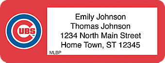 Chicago Cubs(TM) MLB(R) Return Address Label