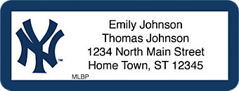 New York Yankees(TM) MLB(R) Return Address Label