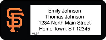 San Francisco Giants(TM) MLB(R) Return Address Label