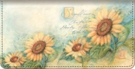 Sunflowers Checkbook Cover