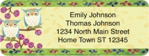 Challis & Roos Awesome Owls Booklet of 150 Address Labels