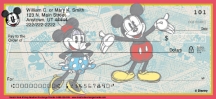 Disney Sketch Book Mickey  Personal Checks