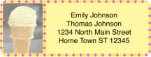 Ice Cream Dreams Booklet of 150 Address Labels