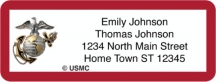 USMC Booklet of 150 Address Labels