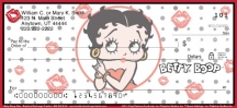 Betty Boop Kiss  Checks