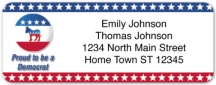Proud to be a Democrat Address Labels
