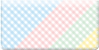 Gingham Style Checkbook Cover
