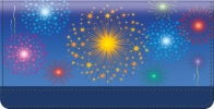 Fireworks Checkbook Cover