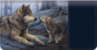 Heart of the Wolf Pack Checkbook Cover