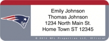 New England Patriots NFL Return Address Label