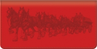 Budweiser Clydesdales Checkbook Cover