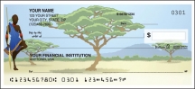 African Silhouettes  Personal Checks