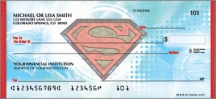 Superman Comic Personal Checks