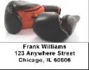Boxing Glove Labels - Boxing Gloves Address Labels