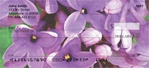 Lilac Rouen in Oil  - Rouen Lilacs Personal Checks