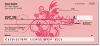Floral Scroll Personal Checks