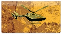 Helicopter Checkbook Cover