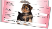Yorkie Pup  Personal Checks