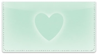 Glowing Heart Checkbook Cover