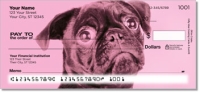 Colorful Pug Personal Checks