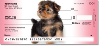 Yorkie Pup Personal Checks