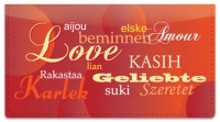 Foreign Language Checkbook Cover