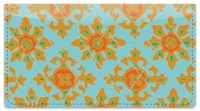 Floral Fabric Checkbook Cover