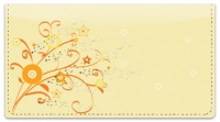 Floral Confetti Checkbook Cover