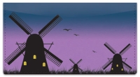 Dutch Windmill Checkbook Cover