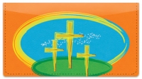Christian Cross Checkbook Cover